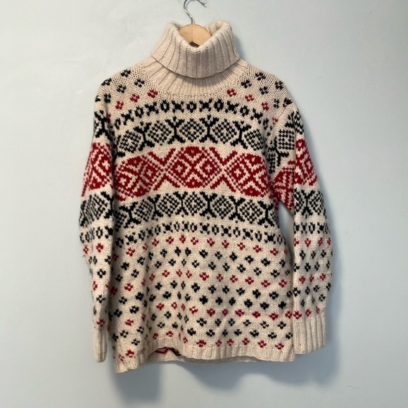 Eddie Bauer Sweaters - Eddie Bauer lambswool angora rabbit blend Turtleneck Sweater
